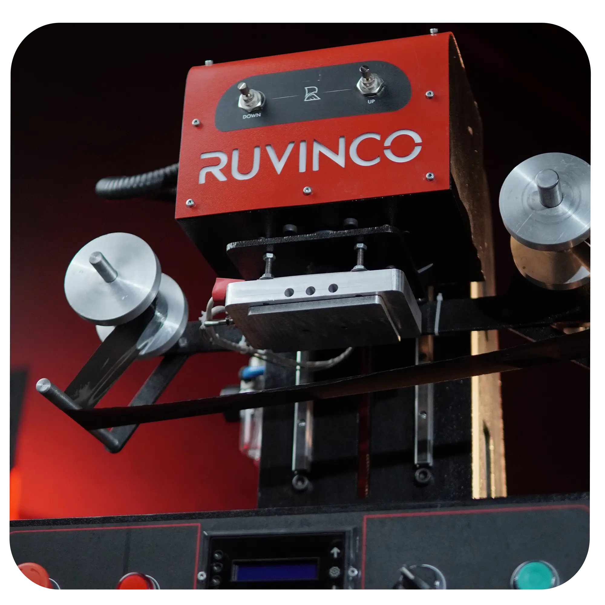 دستگاه چاپ طلاکوب روینکو نمای پایین