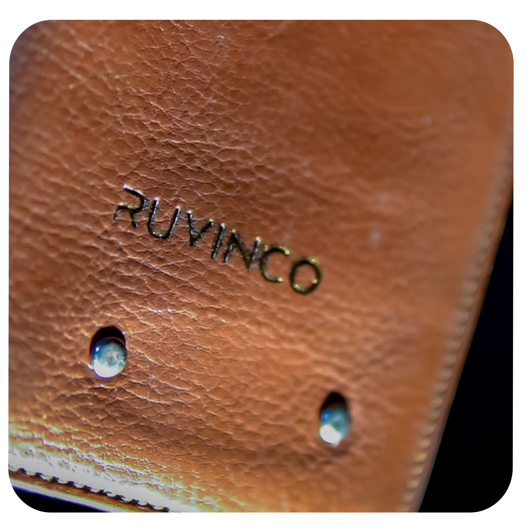 چاپ طلاکوب برند روی کیف پول